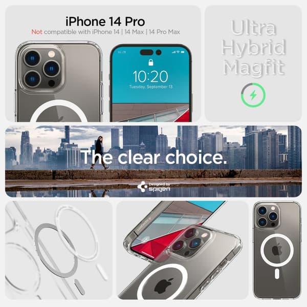 SPIGEN ULTRA HYBRID MAGSAFE IPHONE 14 PRO VIT