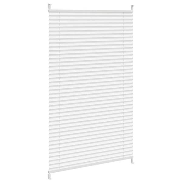 Plisségardin, vit (70x150cm)