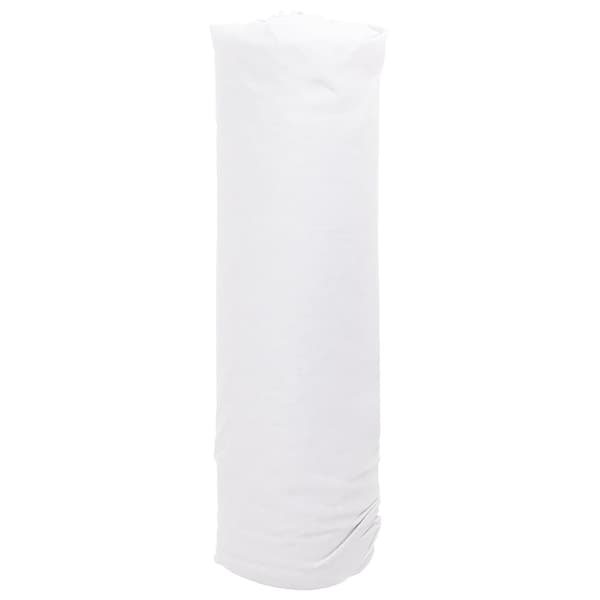 vidaXL Geotextil, Vit, 1x50 m, Polyesterfiber