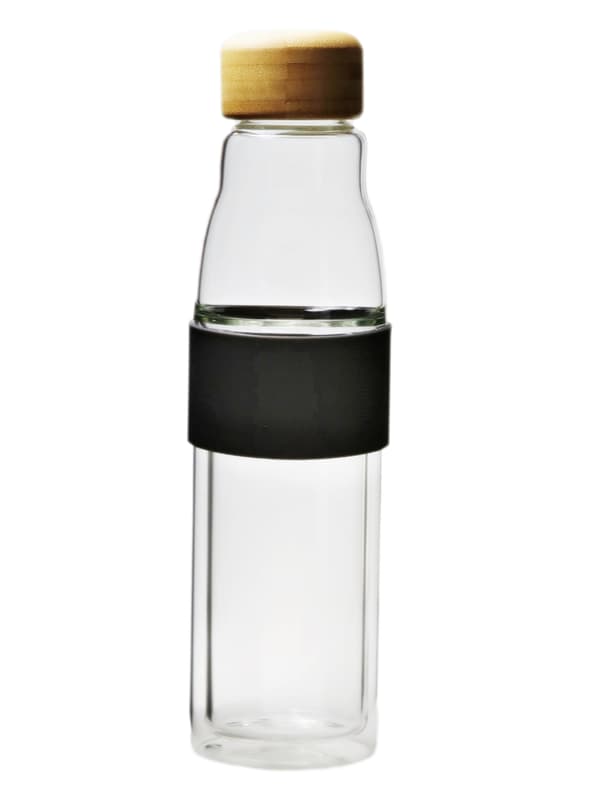 ECO-TERMOVATTENFLASKA I GLAS 450 ml