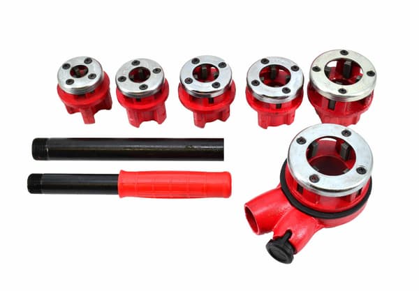 AWTOOLS RØRGEVINDTRYK 6 STK. 1/4", 3/8", 1/2", 3/4", 1", 1-1/4" SÆTKASSE