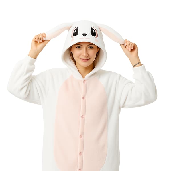 Kigurumi-pyjamas med kaninstorlek 145-155 cm