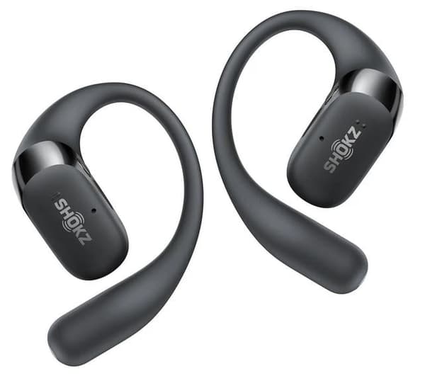 Trådløse hovedtelefoner SHOKZ OpenFit 2+ Sort
