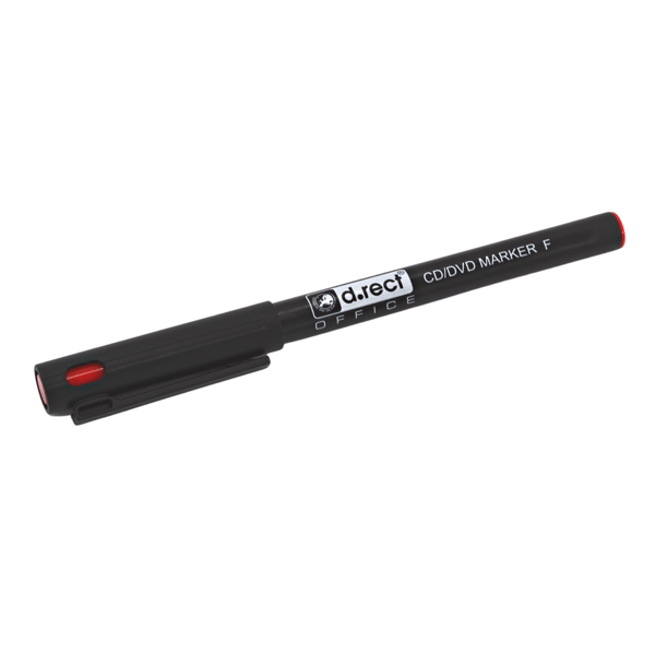 Permanent fineliner tusch rød 12 stk