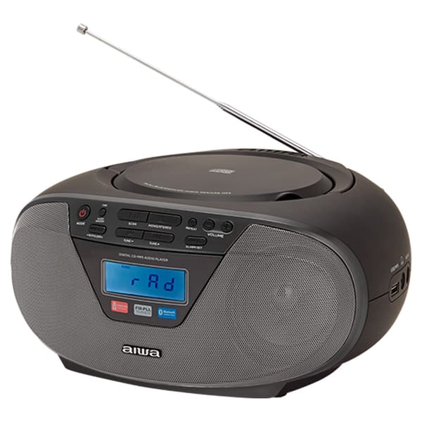 AIWA boombox BBTU-400BK CD/FM RDS/USB/BT sort