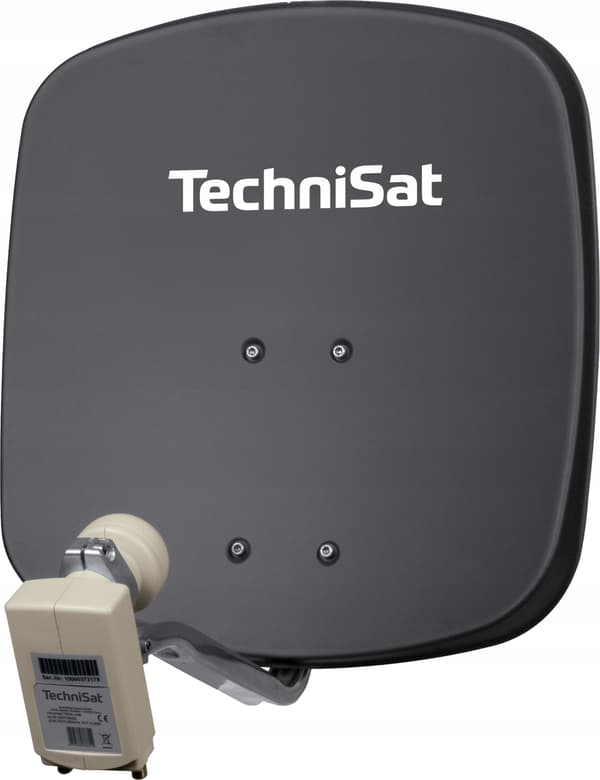 Alum Sat Twin Digidish antenni 45 cm grafiitti TechniSat