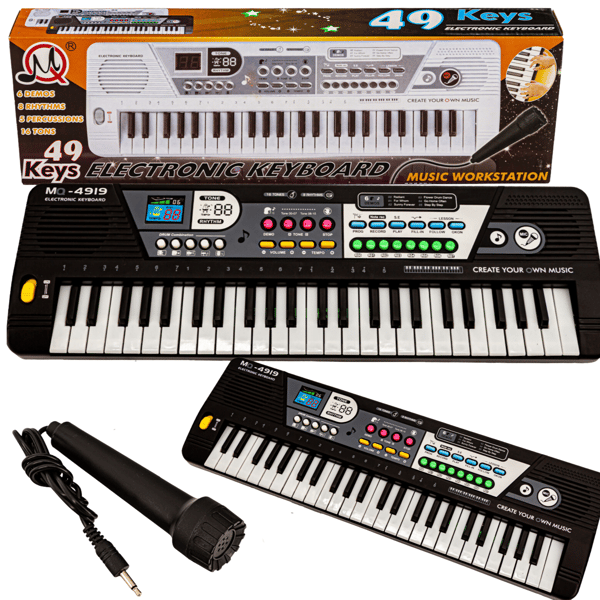 ORGEL FÖR BARN MUSIKINSTRUMENT TABLETTS- OCH MIKROFONSET