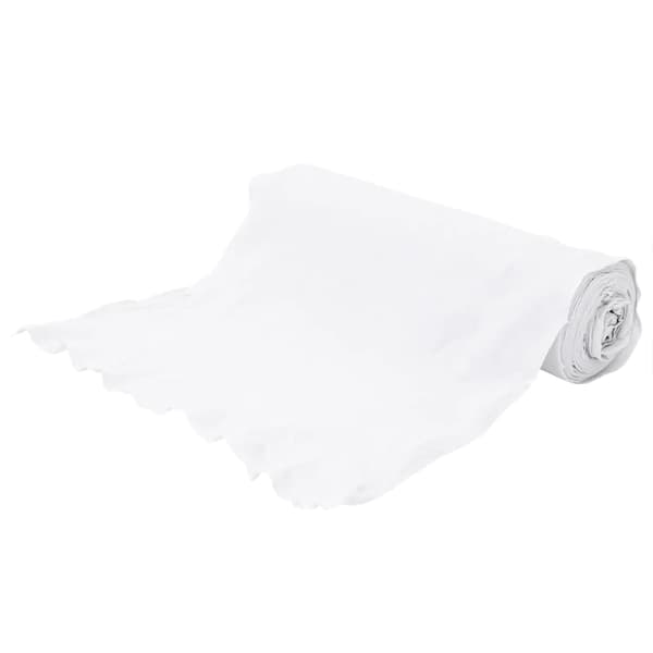 vidaXL Geotextil, Vit, 1x50 m, Polyesterfiber