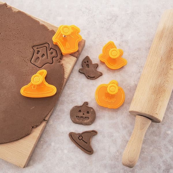 Halloween kageudstikkere 4 stk.