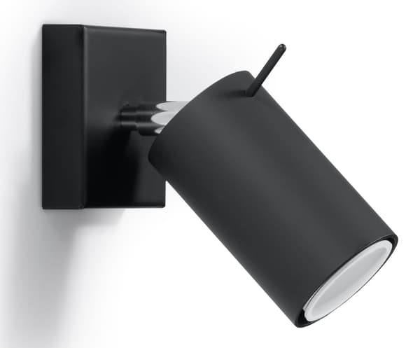 Väglampa RING svart