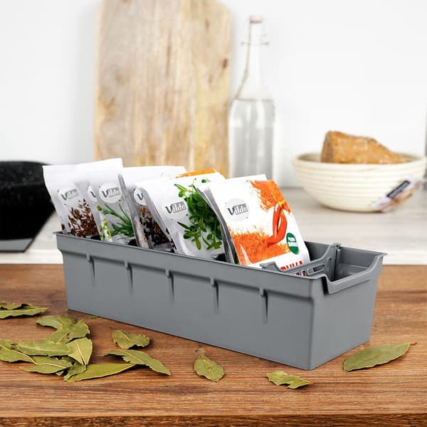 Organizer mausteille, harmaa, 30x13x8 cm