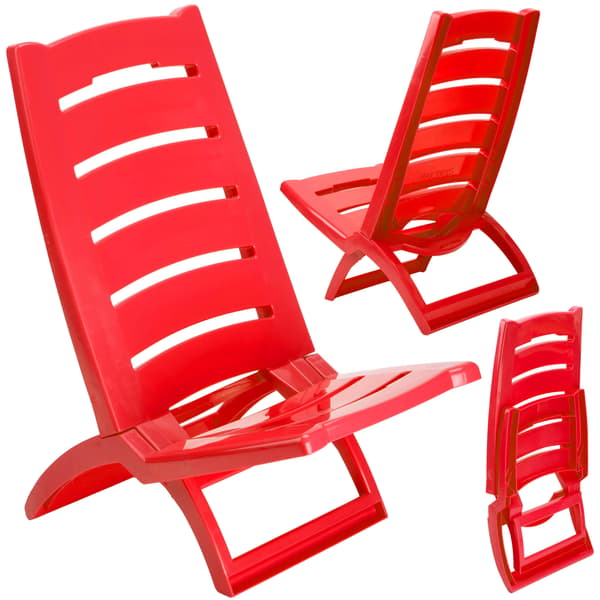 TIRRENO rød strandstol