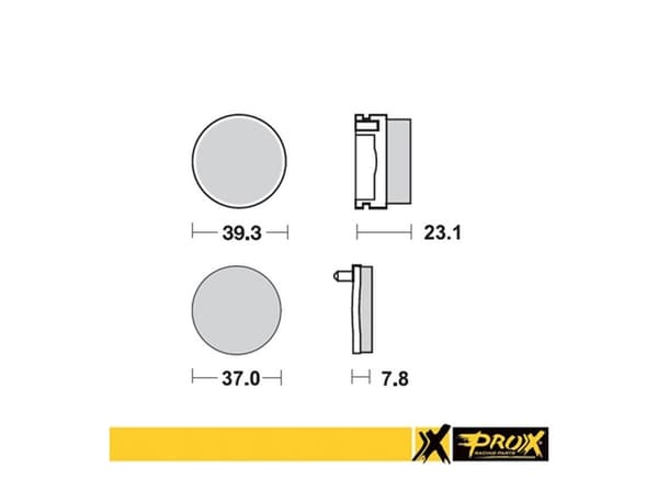 Prox Takajarrupalat Yamaha YFS 200 Blaster 91-02 Solid KH155