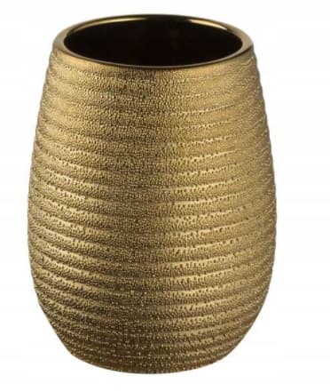 Badrumsmugg 11 cm guld