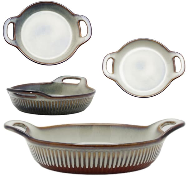 KERAMISK VARMEBASIDIG BAGEFORM Ø21 cm 0,9L
