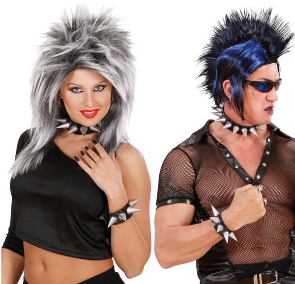 Punk Carnival Choker Halsband med Spikar