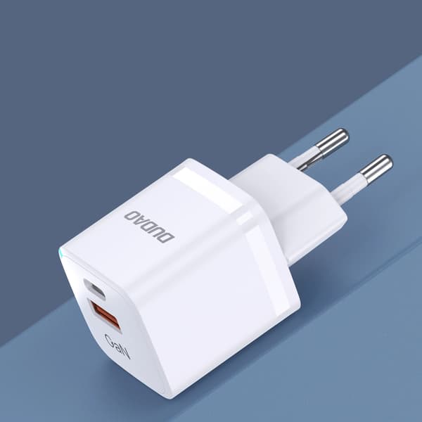 Dudao A13Pro GaN 33W PPS USB C/USB Vægoplader - Hvid