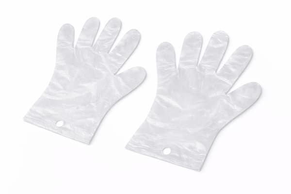 Perforerade HDPE-folie engångshandskar