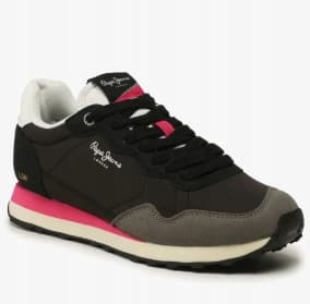 Pepe Jeans Natch W sorte lave sportssko til kvinder 36 AWE