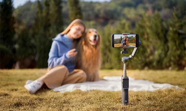 Gimbal-teline DJI Osmo Mobile 8P Advanced Tracking Combo Musta