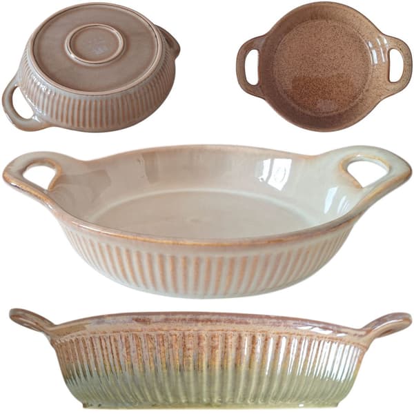 KERAMISK VARMEBASIDIG BAGEFORM Ø21 cm 0,9L