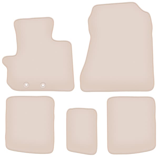 måtter PREMIUM beige til Toyota IQ hatchback 2009-