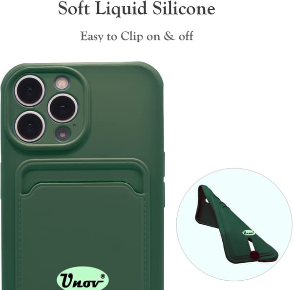 APPLE IPHONE 12 PRO ETUI SORT SILIKONE + PLADS TIL KORT-ID