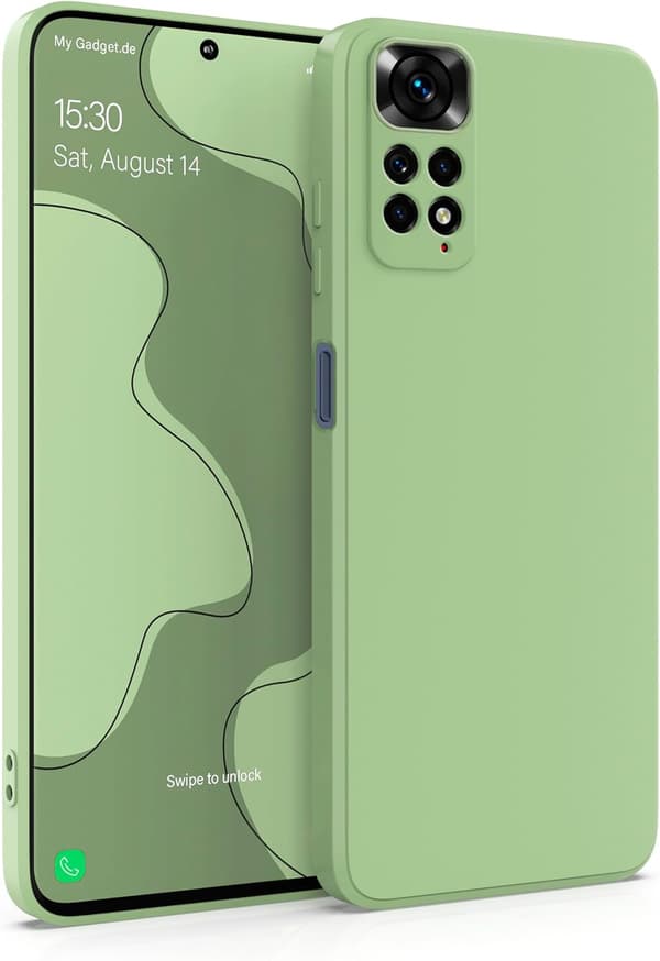 SILIKONEETUIS TIL XIAOMI REDMI NOTE 11 PRO/NOTE 11 PRO 4G GRØNT TYNDT