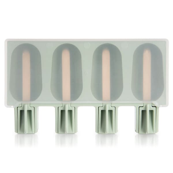 Grön silikon glassform med lock