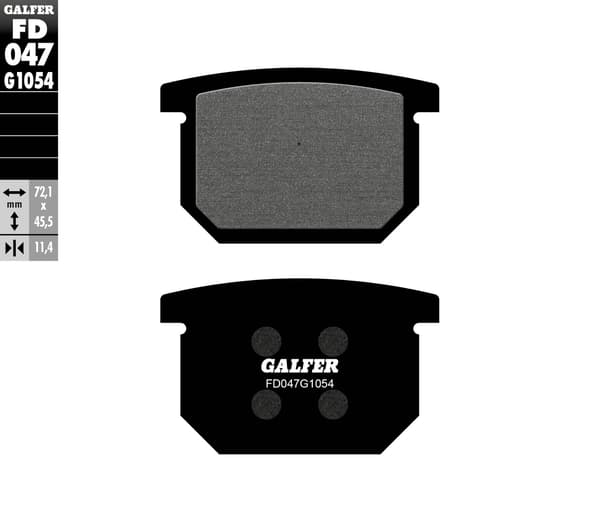 GALFER BROMSBELÄGG KH065 SEMI-METALLIC
