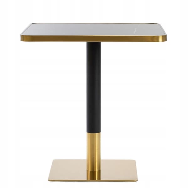 Metal bordben sort-guld glamour A608