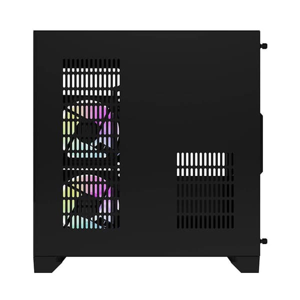 Darflash FT350 computerkabinet + 5 aRGB-blæsere (sort)