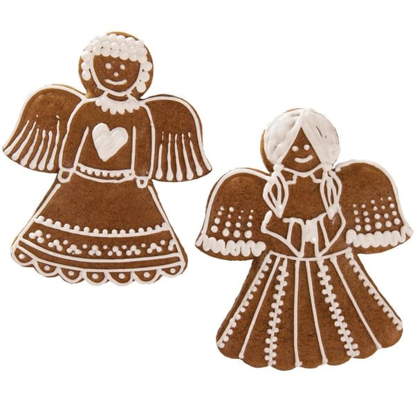 Stålkakutstickare ängel 9,5 cm