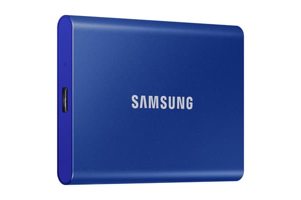 Samsung SSD T7 Portable 2TB Blå Ekstern Harddisk