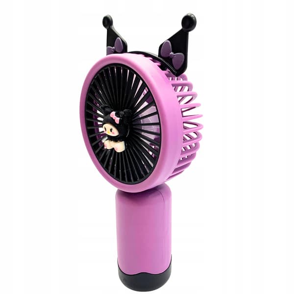 Mini Vifte Bærbar Håndholdt Kuromi Til Børn USB