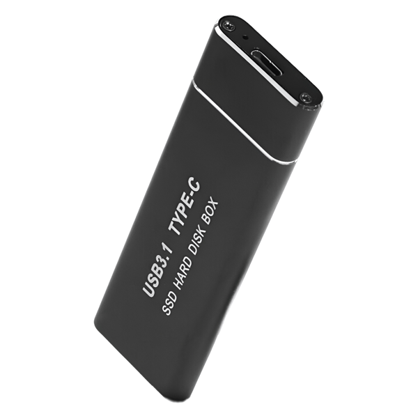 USB-C 3.1-adapter för M.2 NGFF SSD SATA III-diskhölje