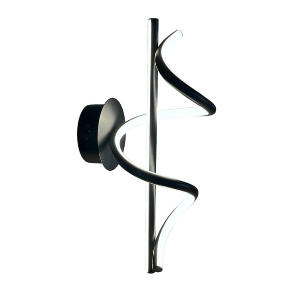 TWIST LED VÆGLAMPE SORT MILAGRO ML1058