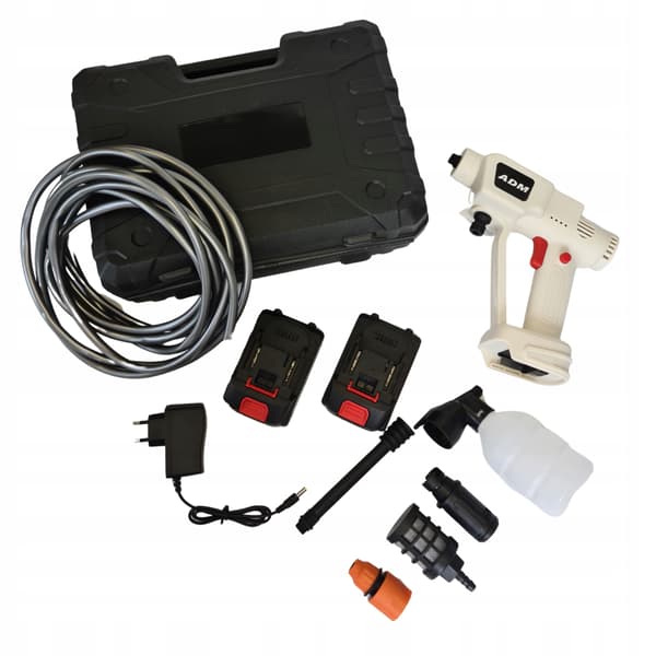 ADM sladdlös mini högtryckstvätt + 2 x 21V batterier