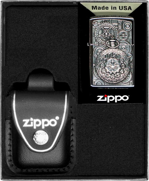 ZIPPO Sytytin Taskukello Lahjasetti nro 3