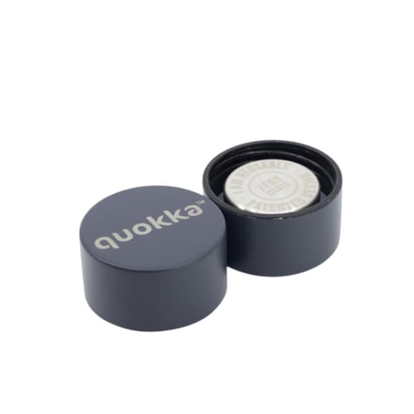 Quokka Solid med rem - 630 ml termokande i rustfrit stål med rem (skifer)