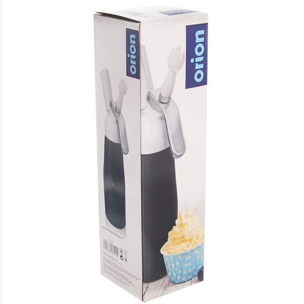 Sifon för vispad grädde svart 680 ml