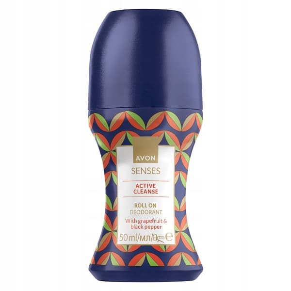 Avon - Active Cleanse Roll-on Deodorant til Ham 50ml