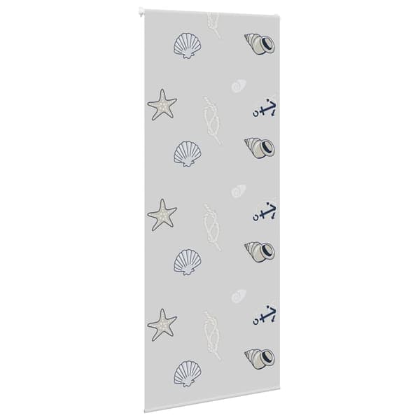 vidaXL Duschrullgardin 100x240 cm Tygbredd 96 cm