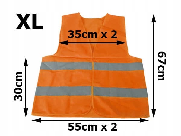 Refleksvest orange XL (200) GAB_A