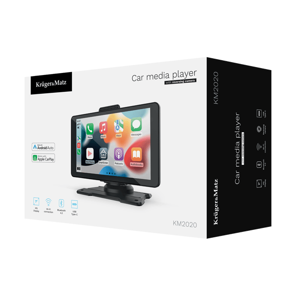 Multimediaasema 7 Radio Android Auto Apple Carplay peruutuskamera