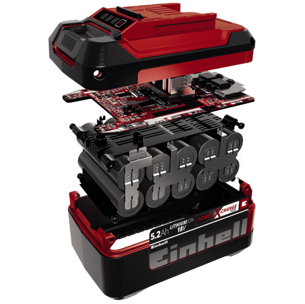 EINHELL BATTERI 18V 2 x 5,2Ah SET MED TVÅ BATTERIER