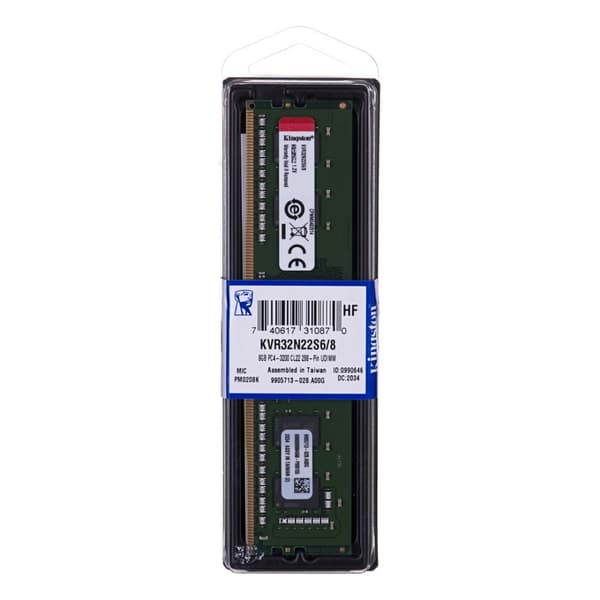 Kingston DDR4 8GB 3200MT/s CL22 DIMM RAM