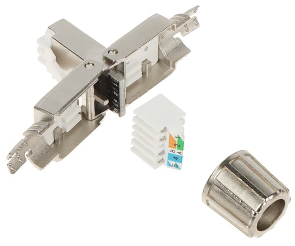 AFSKÆRMET MODULÆRT STIK RJ45/FTP8-HAND