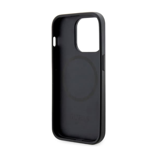 Guess 4G Printed Stripes MagSafe - iPhone 14 Pro cover (sort)