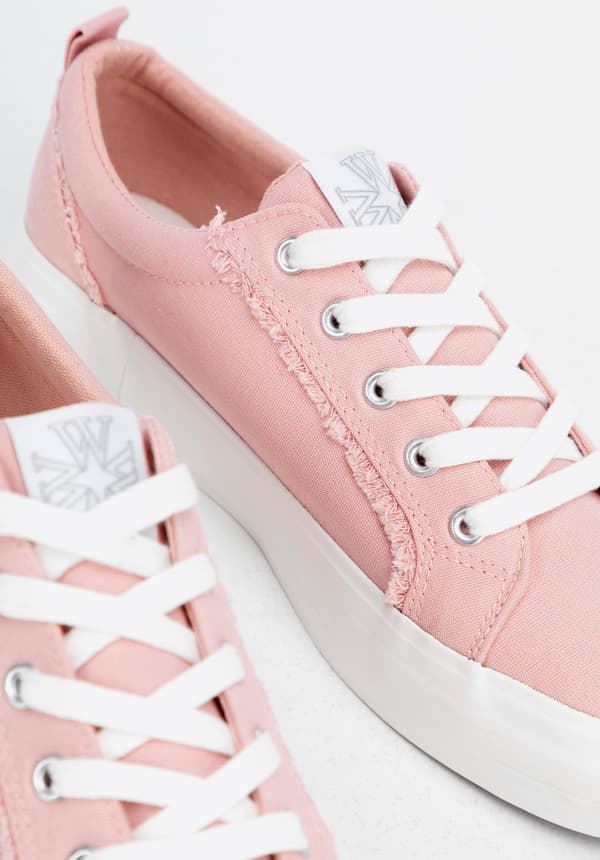 Wittchen Dames Lyserøde Stof Sneakers, Lyserød Syntetisk Materiale